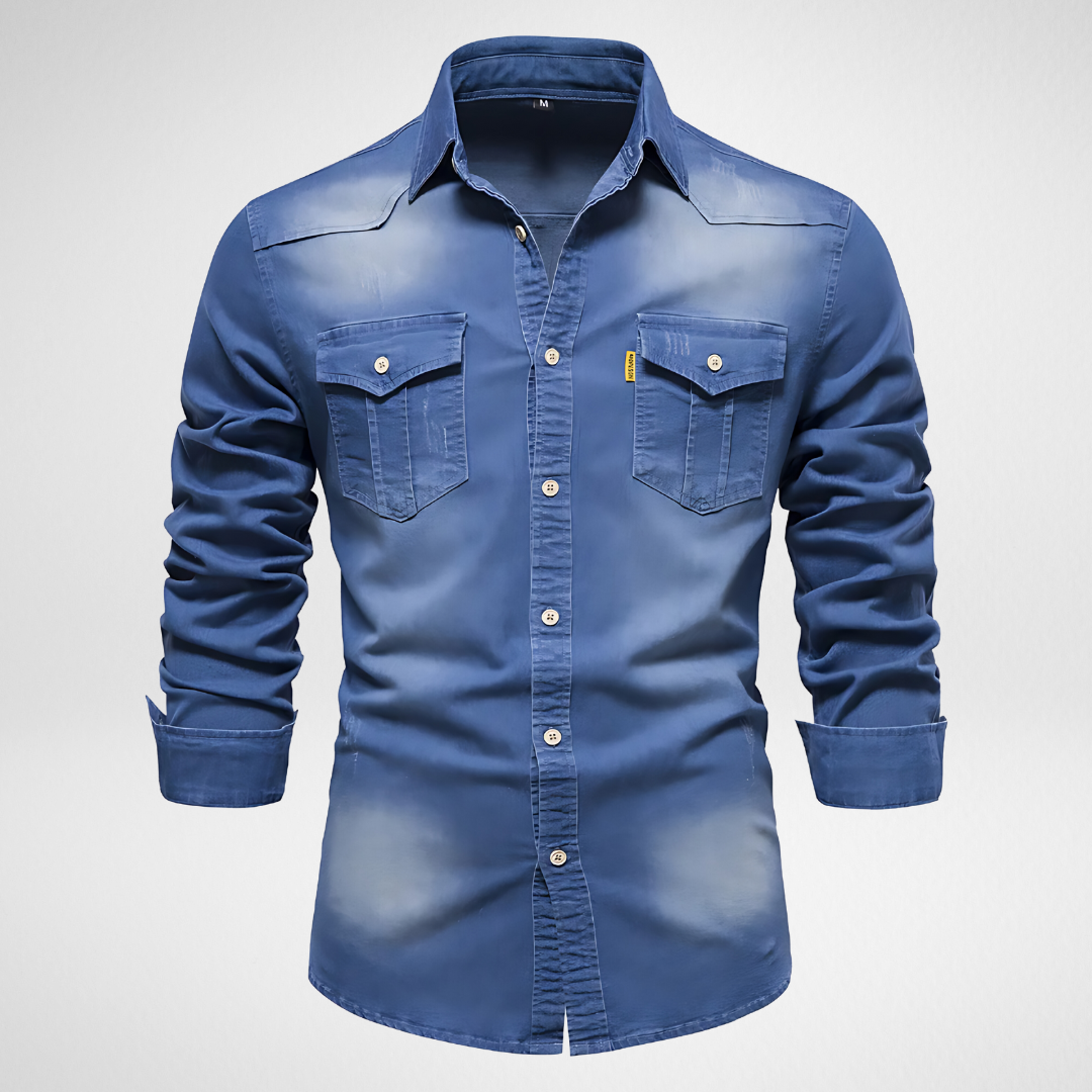 Avantea | Classic Denim Button‑Down