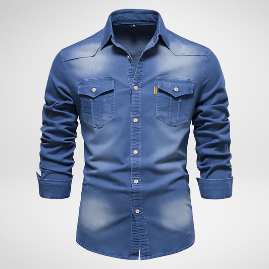 Avantea | Classic Denim Button‑Down