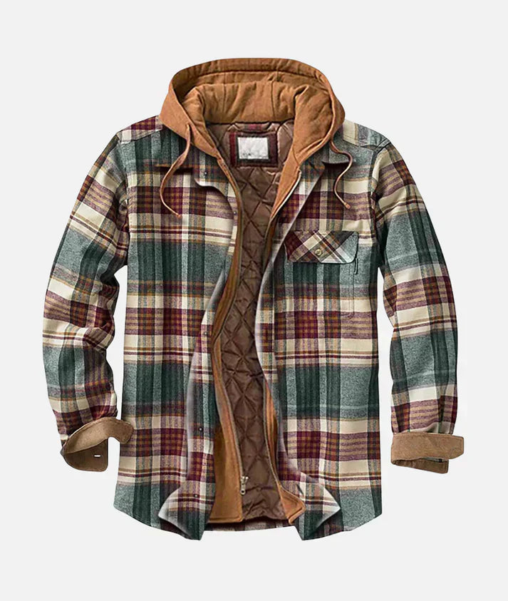 Andrew | Patchwork Plaid Jacket