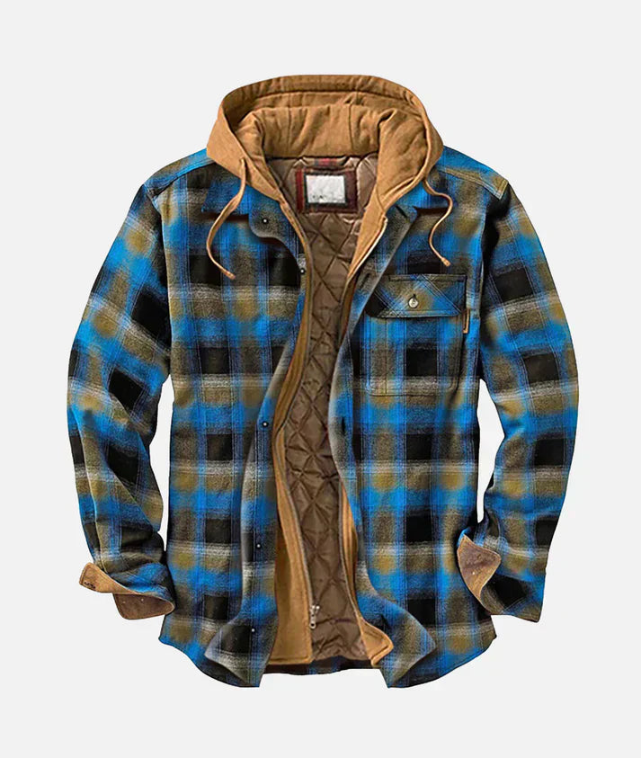 Andrew | Patchwork Plaid Jacket