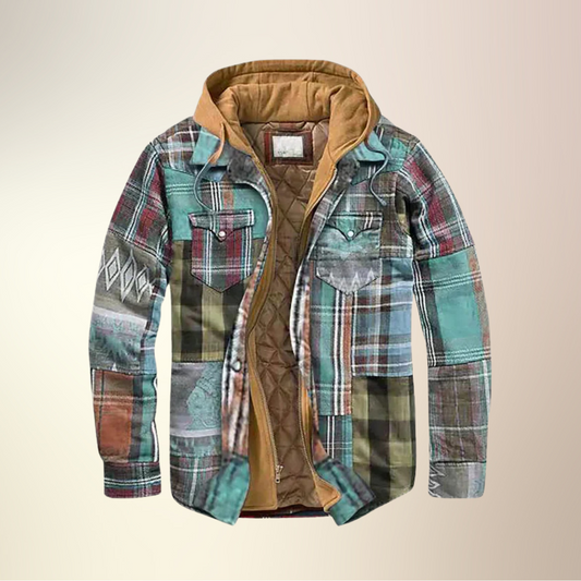 Andrew | Patchwork Plaid Jacket