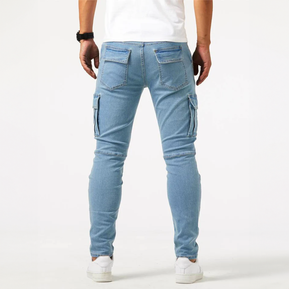 Aurevo | Stretch Cargo Jeans
