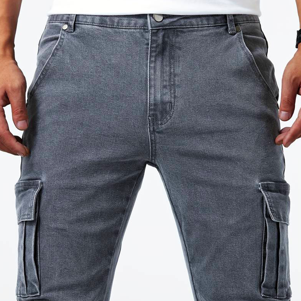 Aurevo | Stretch Cargo Jeans
