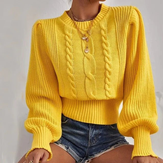 Isolde™ | Knitted Twist Sweater