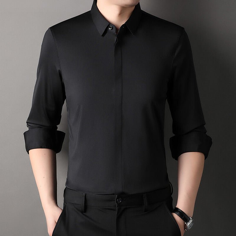 Mitchel | Wrinkle‑Free Stretch Shirt for Men