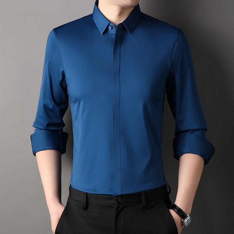 Mitchel | Wrinkle‑Free Stretch Shirt for Men