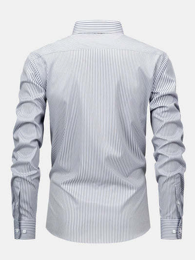Raymond Striped Long-Sleeved Shirt with Buttons