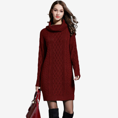 Amira | Turtleneck Sweater Dress