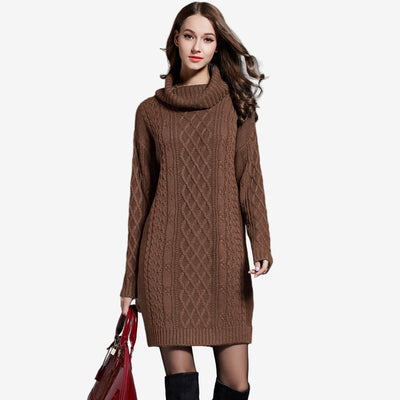 Amira | Turtleneck Sweater Dress