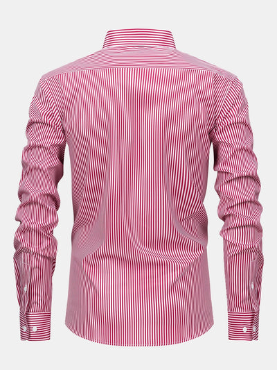 Raymond Striped Long-Sleeved Shirt with Buttons