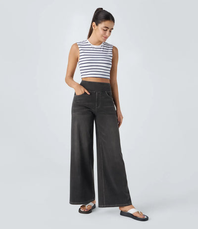 Eva Comfortable & Stretchy High-Waisted Pants