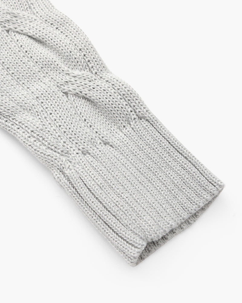 Windhaven Cable knit sweater with zipper