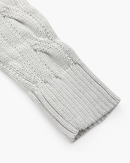 Windhaven Cable knit sweater with zipper