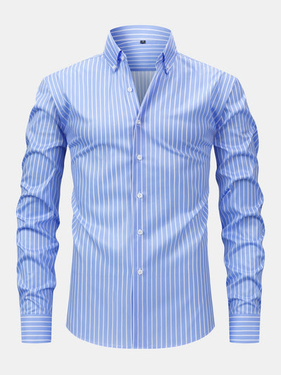 Steph Striped Long Sleeved Shirt with Buttons