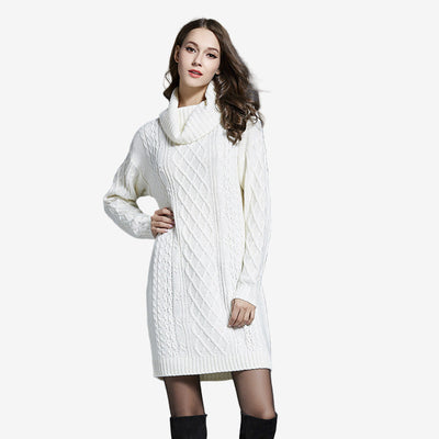 Amira | Turtleneck Sweater Dress