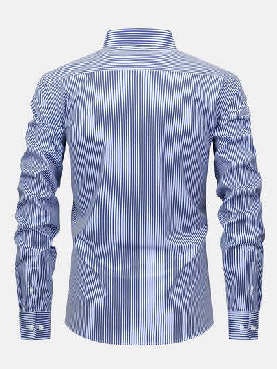 Raymond Striped Long-Sleeved Shirt with Buttons