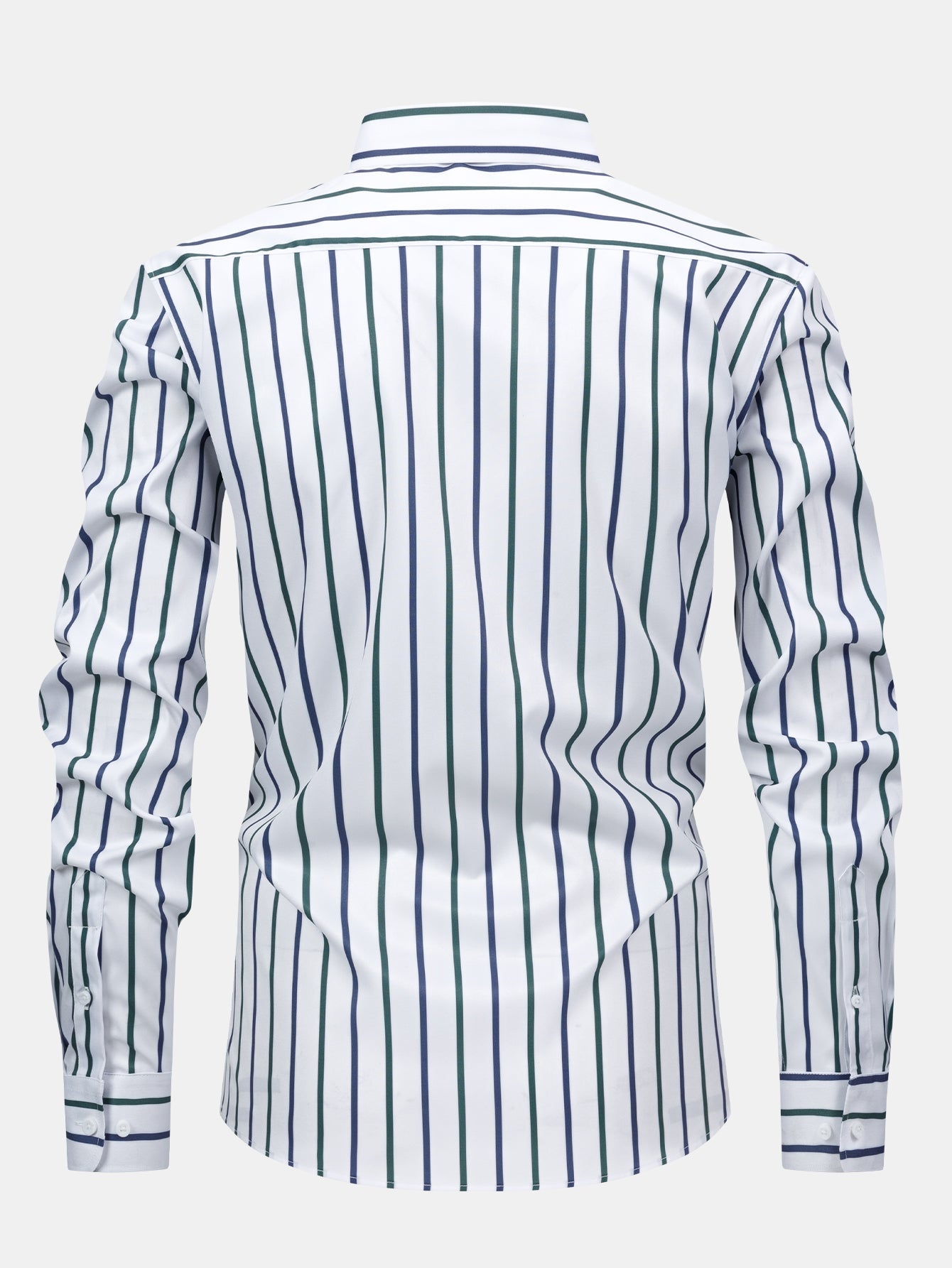 Kevin Striped Long-Sleeved Shirt with Buttons