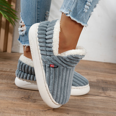 The Cozy Step plush slippers