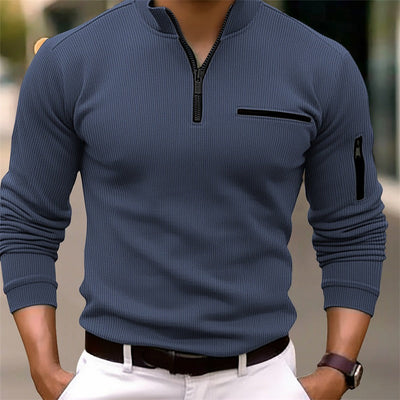 Gusteous | Long-sleeved shirt with zipper closure