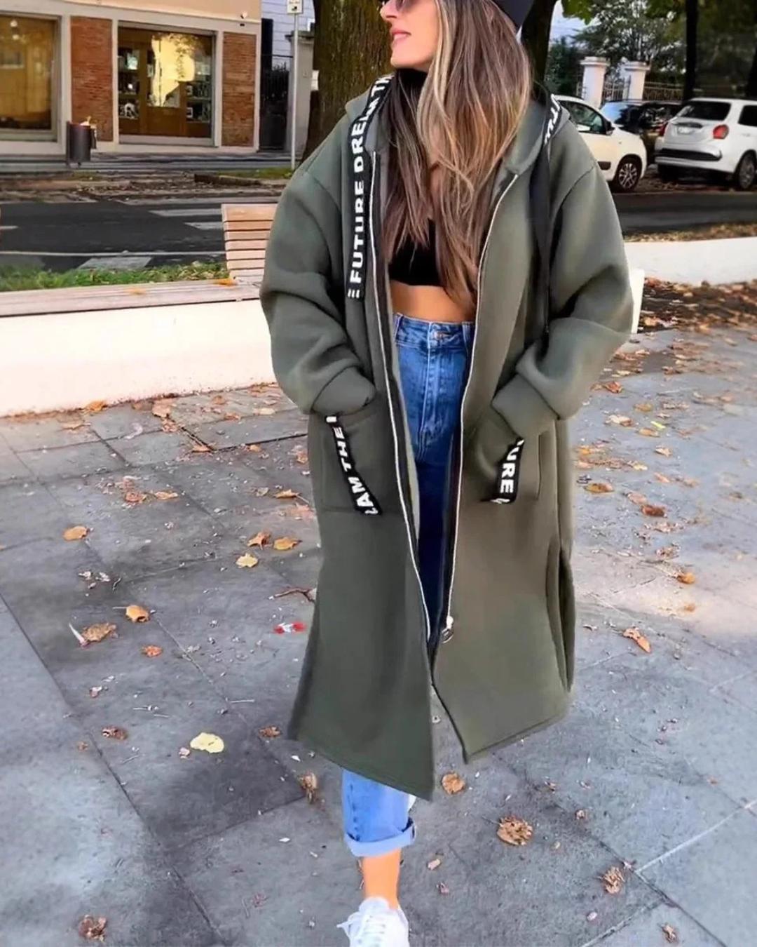 Marina | Long hooded sweatshirt