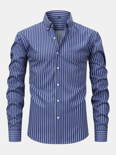 Steph Striped Long Sleeved Shirt with Buttons