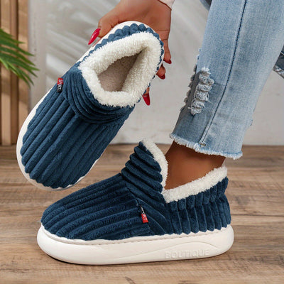 The Cozy Step plush slippers