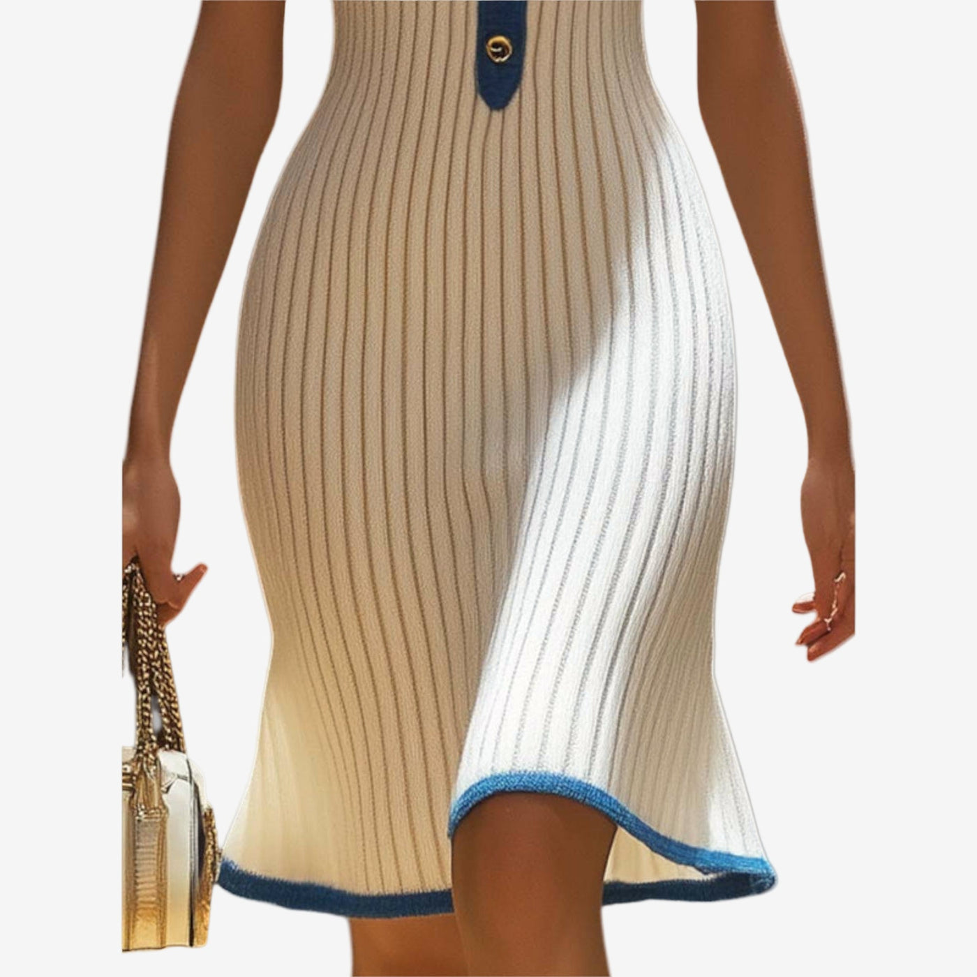 Élara™ Midikleid mit auffälligen Akzente