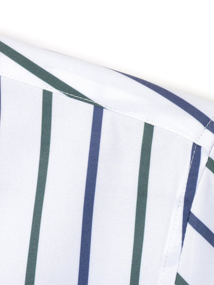 Kevin Striped Long-Sleeved Shirt with Buttons