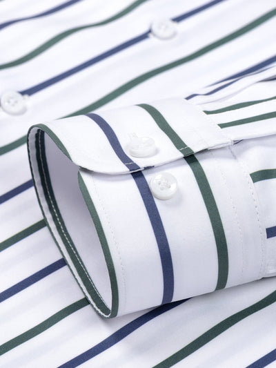 Kevin Striped Long-Sleeved Shirt with Buttons