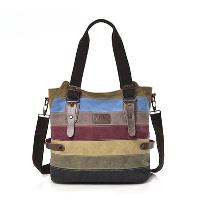 Colorful Leather Women's Handbag
