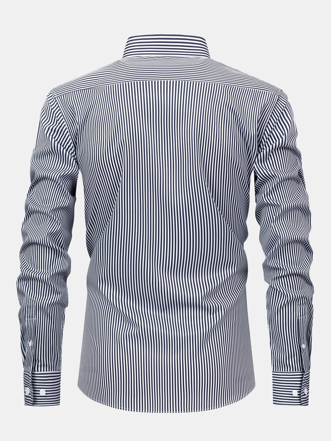 Raymond Striped Long-Sleeved Shirt with Buttons