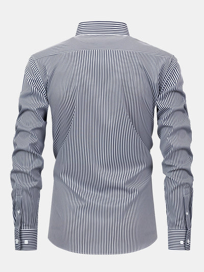 Raymond Striped Long-Sleeved Shirt with Buttons