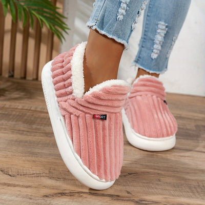 The Cozy Step plush slippers
