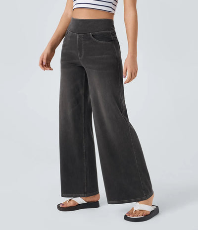 Eva Comfortable & Stretchy High-Waisted Pants