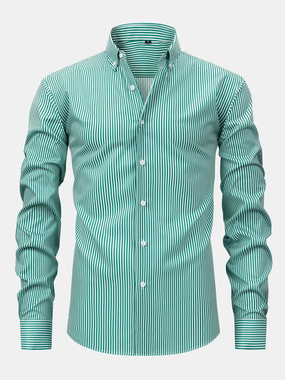 Raymond Striped Long-Sleeved Shirt with Buttons