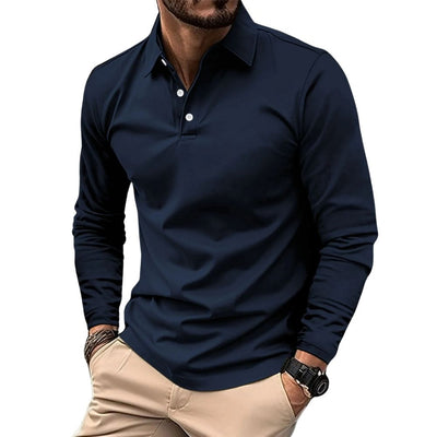 Leo | Breathable Long-Sleeve Polo