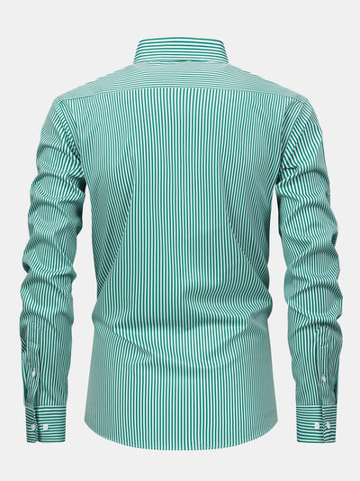 Raymond Striped Long-Sleeved Shirt with Buttons