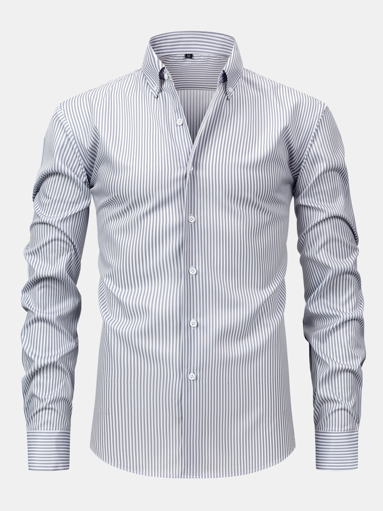 Raymond Striped Long-Sleeved Shirt with Buttons