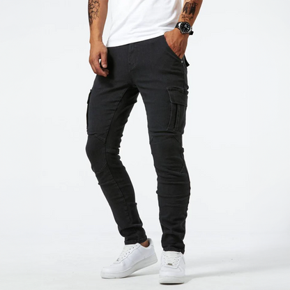 Aurevo | Stretch Cargo Jeans