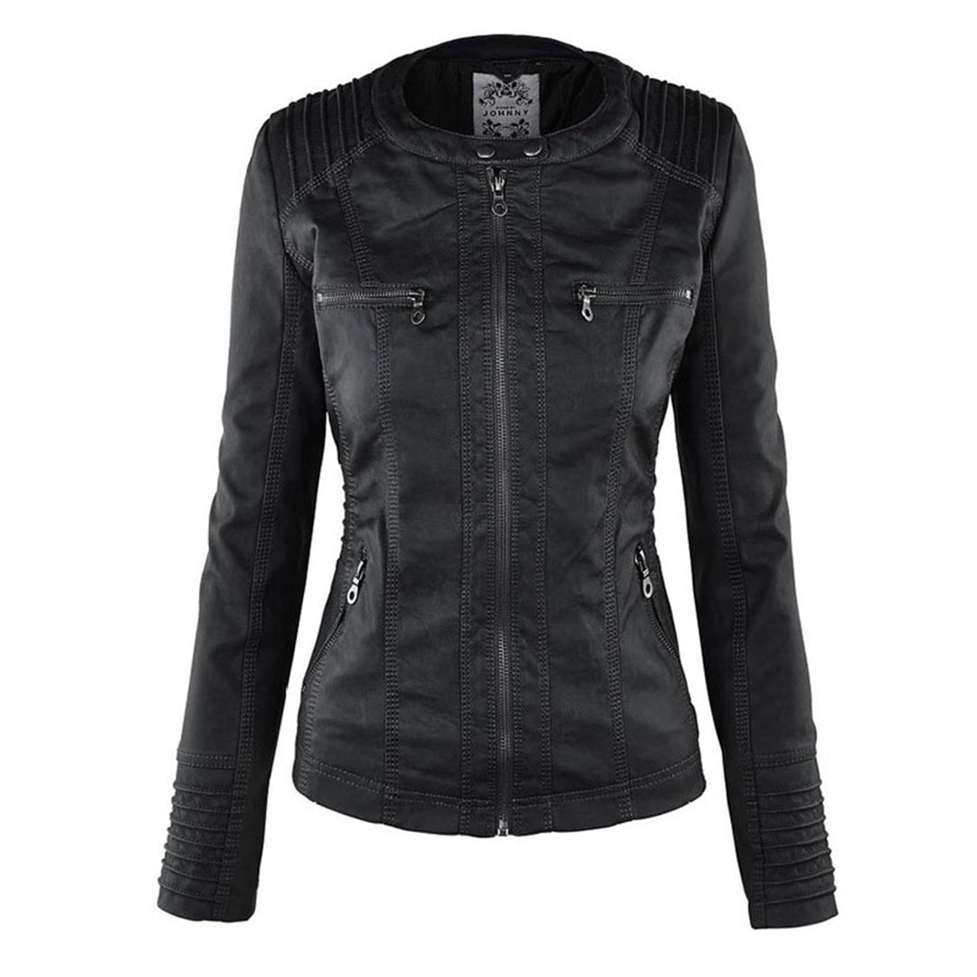Monika™ | Sturdy and elegant leather jacket