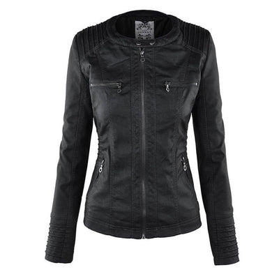Monika™ | Sturdy and elegant leather jacket