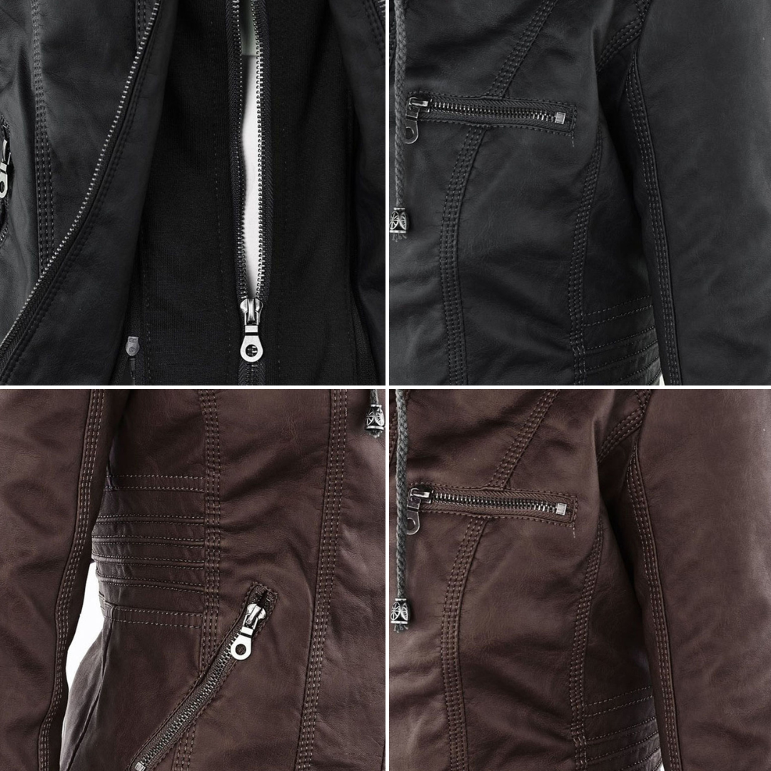 Monika™ | Sturdy and elegant leather jacket
