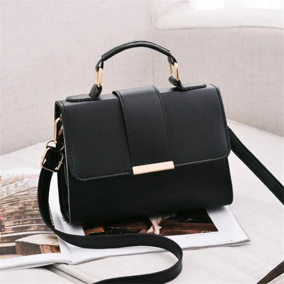 Chic Retro Crossbody Handbag for Women - High-Quality PU Leather