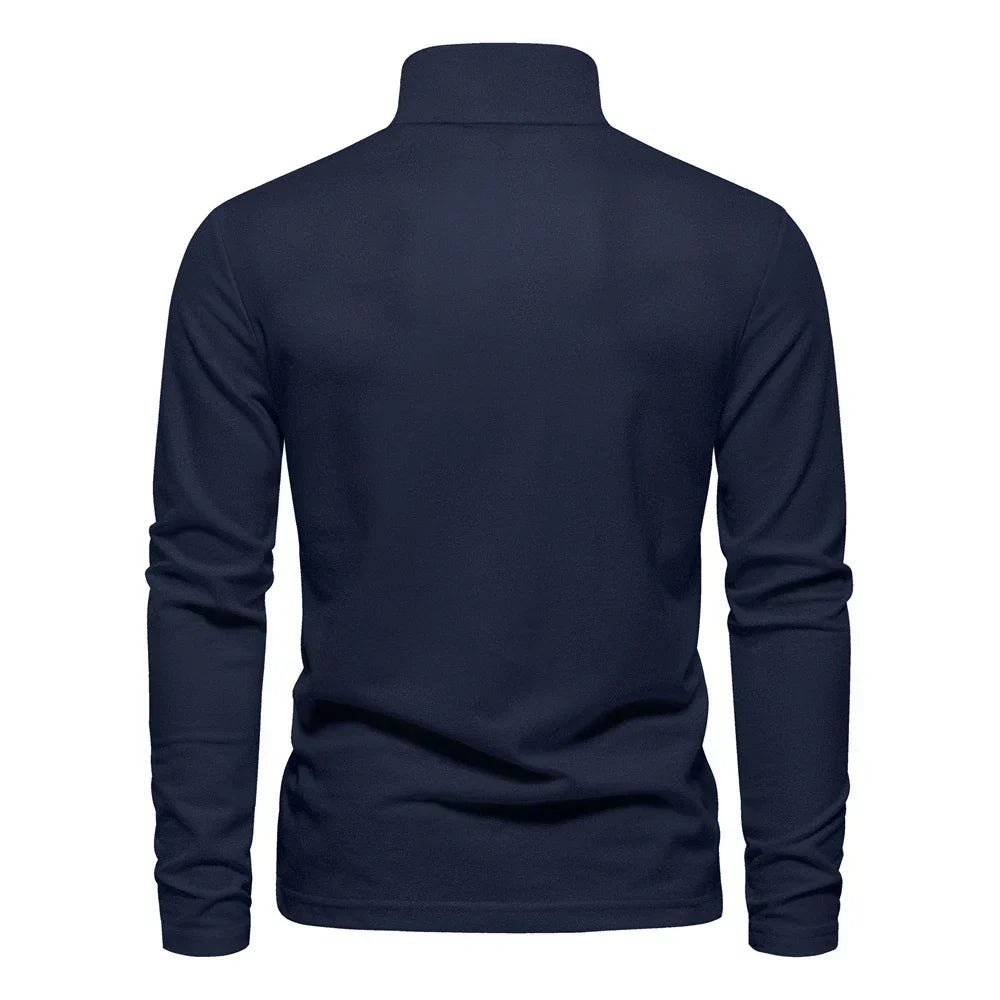 Audren | Elegant Long-Sleeve Polo Shirt