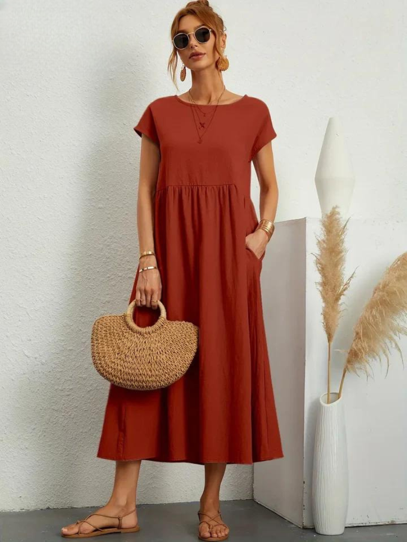 Nova | Long Dress with Pockets