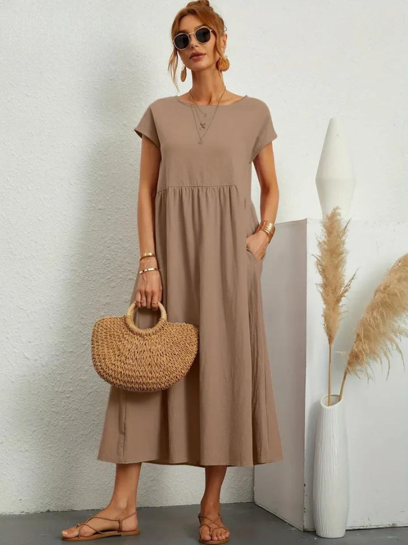 Nova | Long Dress with Pockets