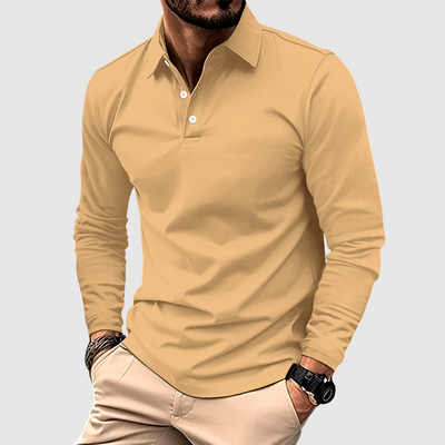 Leo | Breathable Long-Sleeve Polo