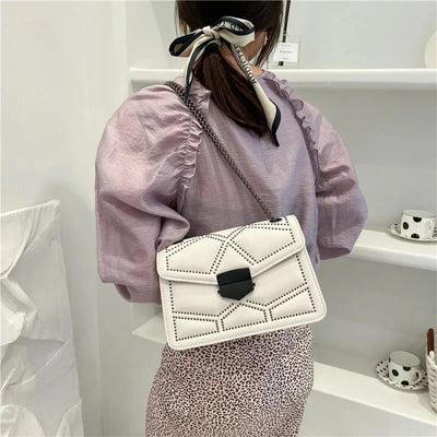 Stylish Crossbody Bag - Fashionable PU Leather
