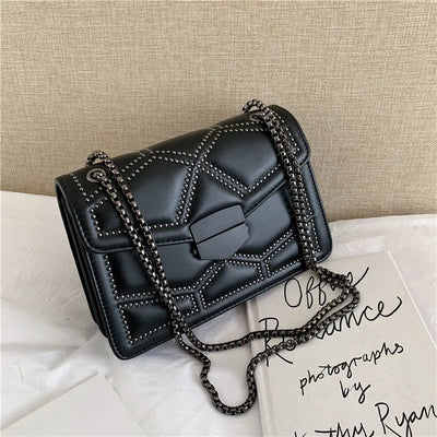Stylish Crossbody Bag - Fashionable PU Leather