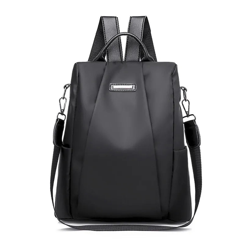 Elegant multifunctional backpack for women with detachable strap